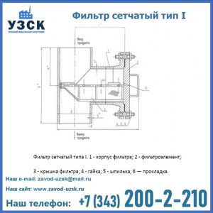 Фильтр сетчатый ФС по Т-ММ-11-2003 в Севастополе