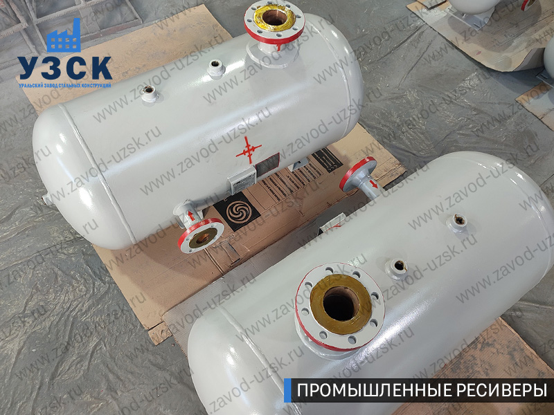 фотография промышленных ресиверовдля газа Севастополь